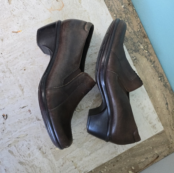 Clarks Women's Dark Brown Partridge Loafers Pull On 80443 Size-7M - Picture 2 of 11